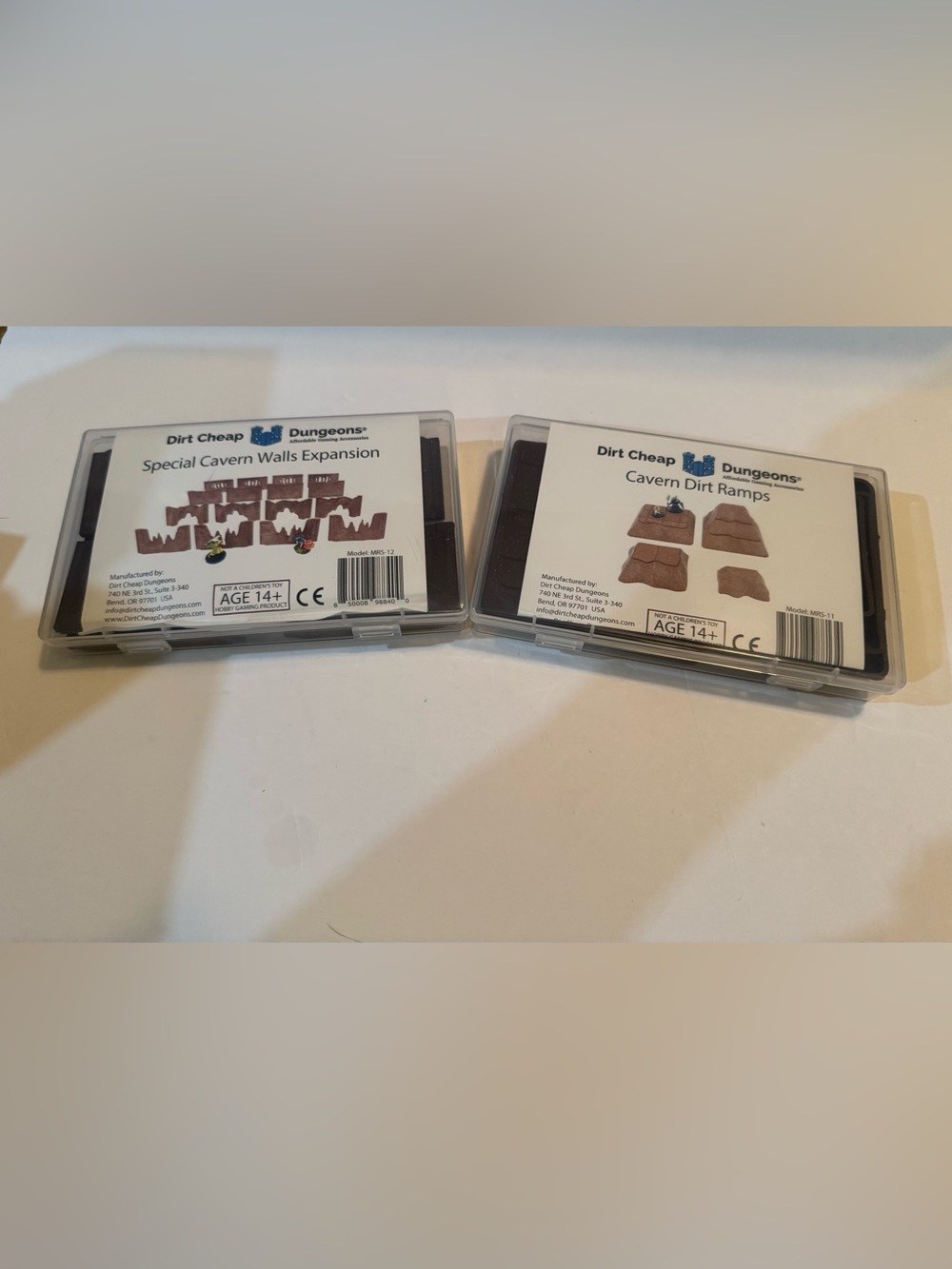 Dirt Cheap Dungeons Terrain Special Cavern Walls Expansion & Cavern Dirt Ramps